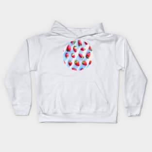 Sunset Strawberries Kids Hoodie